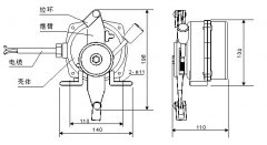 卓信營銷XLLS-I、XLLS-II防爆雙向拉繩開關(guān)輸送機保護拉繩開關(guān)